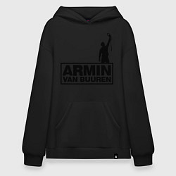 Толстовка-худи оверсайз Armin van buuren, цвет: черный