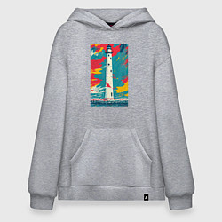 Худи оверсайз Маяк в красках