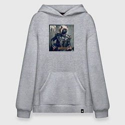 Худи оверсайз Cool cat - punks not dead