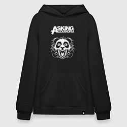 Худи оверсайз Asking Alexandria rock panda