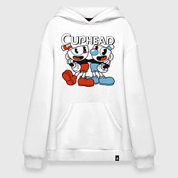 Худи оверсайз Cuphead and Mugman