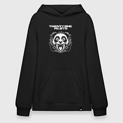 Худи оверсайз Twenty One Pilots rock panda