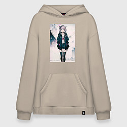 Худи оверсайз Надзуна Нанакуса - Песнь ночных сов