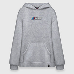 Толстовка-худи оверсайз Amg logo, цвет: меланж