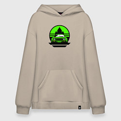 Худи оверсайз Nissan skyline retro style