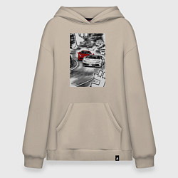 Худи оверсайз Lamborghini initial d