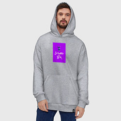 Толстовка-худи оверсайз J-hope in the box - K-pop, цвет: меланж — фото 2