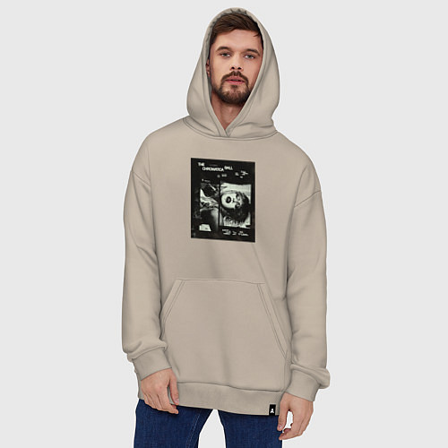 Худи оверсайз Леди Гага постер / Миндальный – фото 4