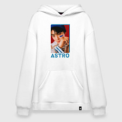 Толстовка-худи оверсайз Astro Ли Дон Мин, цвет: белый
