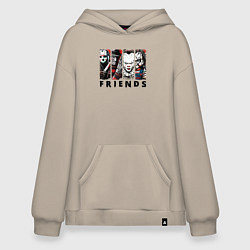 Худи оверсайз Halloween friends black friday
