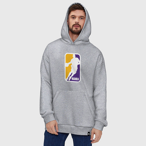 Худи оверсайз Mamba Kobe Bryant / Меланж – фото 4