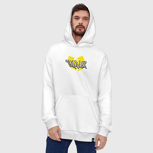 Худи оверсайз Wu-Tang Clan cream / Белый – фото 4
