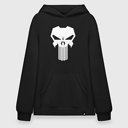 Толстовка-худи оверсайз The Punisher - Каратель, цвет: черный