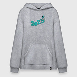 Толстовка-худи оверсайз Art 2025, цвет: меланж