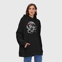 Толстовка-худи оверсайз Logo Sons Of Anarchy, цвет: черный — фото 2