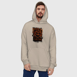 Толстовка-худи оверсайз Пеклопёс DogDay из Poppy Playtime, цвет: миндальный — фото 2