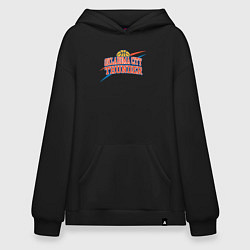 Толстовка-худи оверсайз NBA Oklahoma, цвет: черный