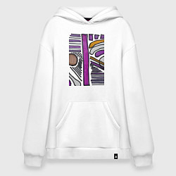 Худи оверсайз Фиолетовая композиция