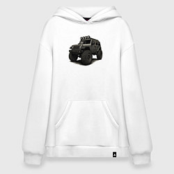 Худи оверсайз Черный внедорожник