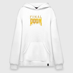 Худи оверсайз Doom final gold logo