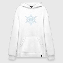 Толстовка-худи оверсайз Акадза 3 высшая луна, цвет: белый