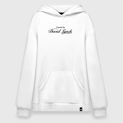 Толстовка-худи оверсайз Directed by David Lynch: Blue Velvet, цвет: белый