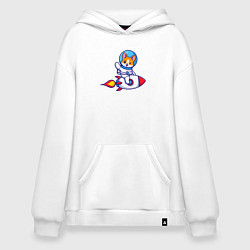 Худи оверсайз Собачка на ракете