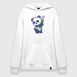 Худи оверсайз Бабмуковая милая панда