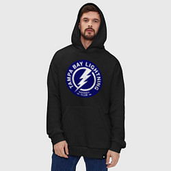 Толстовка-худи оверсайз HC Tampa Bay Lightning, цвет: черный — фото 2