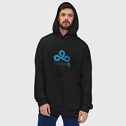 Толстовка-худи оверсайз Cloud9, цвет: черный — фото 2