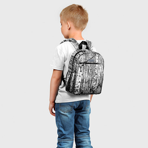 Детский рюкзак Березовая роща / 3D-принт – фото 5