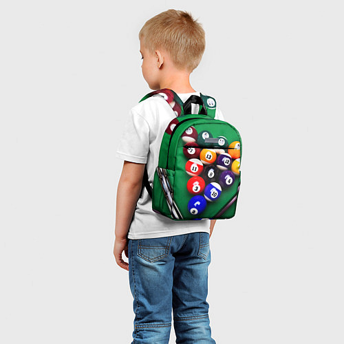 Детский рюкзак Бильярд / 3D-принт – фото 5