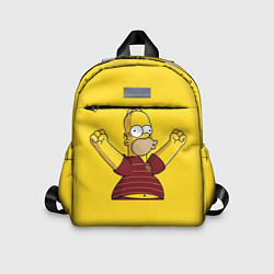 Детский рюкзак Гомер-болельщик, цвет: 3D-принт
