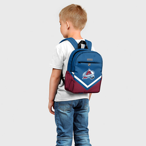 Детский рюкзак NHL: Colorado Avalanche / 3D-принт – фото 5