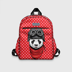 Детский рюкзак Панда пилот, цвет: 3D-принт