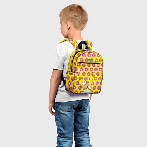 Детский рюкзак Пончики Гомера Симпсона / 3D-принт – фото 5