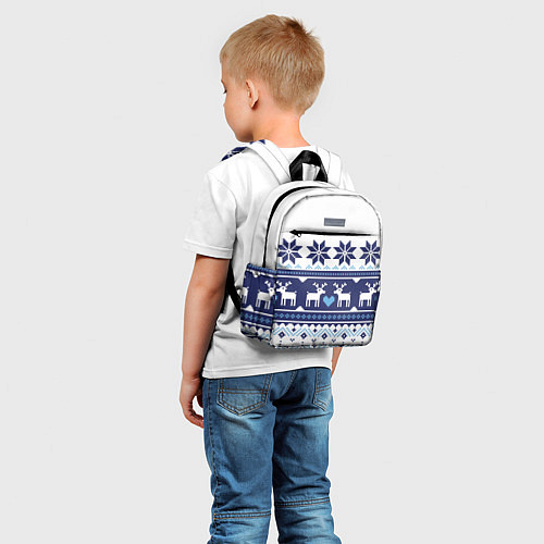 Детский рюкзак Скандинавские олени / 3D-принт – фото 5