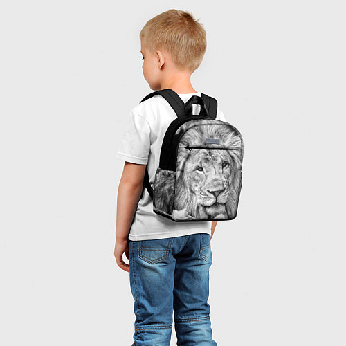 Детский рюкзак Милый лев / 3D-принт – фото 5