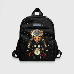 Детский рюкзак Лис байкер, цвет: 3D-принт