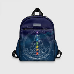 Детский рюкзак Йога мандала - энергетические зоны