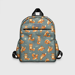 Детский рюкзак Foxes Yoga, цвет: 3D-принт