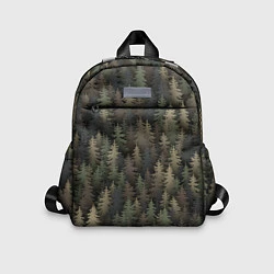 Детский рюкзак Лесной камуфляж, цвет: 3D-принт
