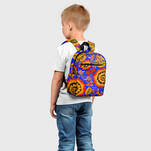 Детский рюкзак Хохломской узор / 3D-принт – фото 5