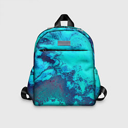 Детский рюкзак Лазурные текстуры, цвет: 3D-принт