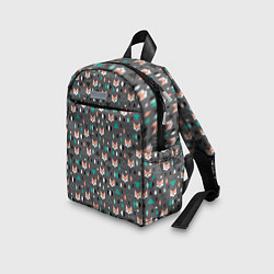 Детский рюкзак Лисы и геометрия, цвет: 3D-принт — фото 2