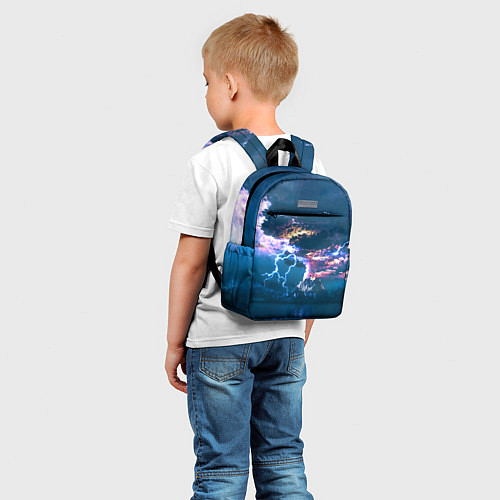 Детский рюкзак Извержение вулкана / 3D-принт – фото 5