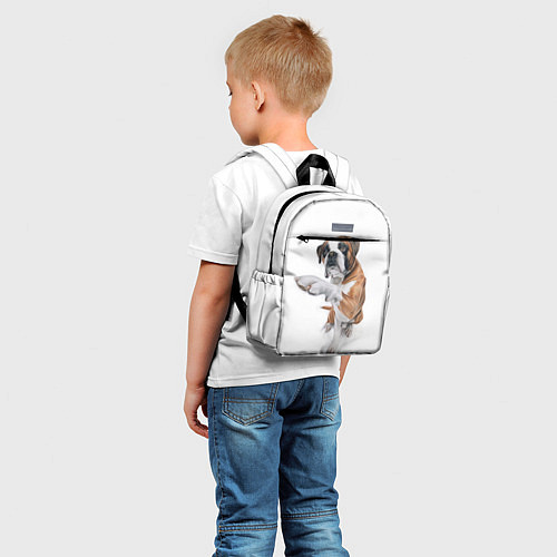 Детский рюкзак Боксер / 3D-принт – фото 5