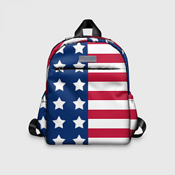Детский рюкзак USA Flag, цвет: 3D-принт