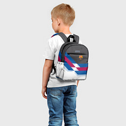 Детский рюкзак Barcelona FC: White style, цвет: 3D-принт — фото 2
