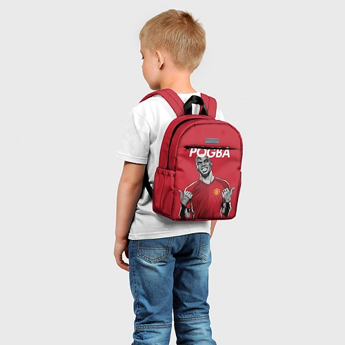 Детский рюкзак FC MU: Pogba / 3D-принт – фото 5